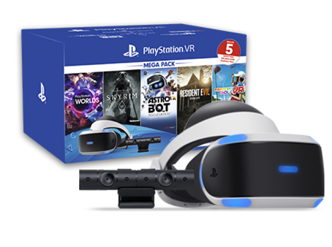 Sony PlayStation VR + 5 игр Mega Pack (CUH-ZVR1)
